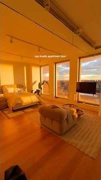 🔥nyc studio Apartment tour 🗽🏙️ #nyc #apartmenttour #studioapartment #housetour