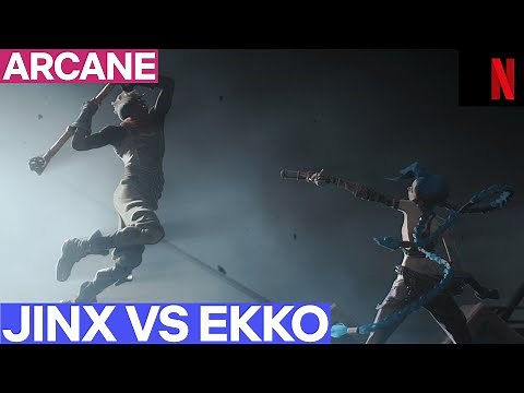 JINX vs EKKO, le combat mythique d’Arcane | Netflix France