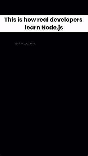 Cloud X Berry on Instagram: "Follow @cloud_x_berry for more info #NodeJS #NodeDeveloper #BackendDevelopment #JavaScriptBackend #NodeJSTutorial Node.js runtime, event loop, non-blocking I/O, asynchronous programming, callbacks, promises, async await, Express.js, middleware, REST APIs, microservices, npm packages, package.json, environment variables, authentication, JWT, error handling, performance tuning, scalability, server-side JavaScript"