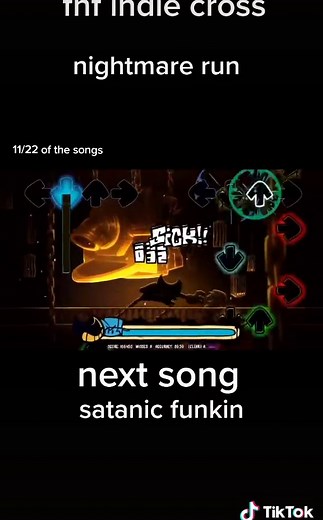 Indie Cross Nightmare Run - FNF Mod