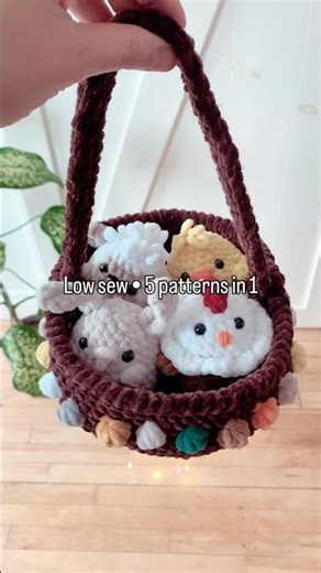 5 in 1 pattern available in my shops #crochet #amigurumi #crochetshorts #crochetpattern #easter