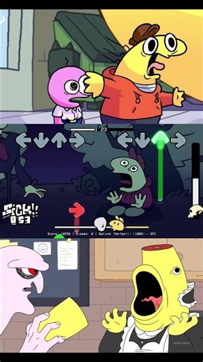 Aahhhhhh - Slenderman Vs Charlie - FNF Smiling Friends x Slenderman Mod #fnf #smilingfriends #shorts