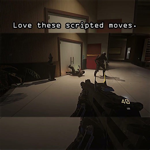Love these scripted moves. (Call of Duty: Advanced Warfare)