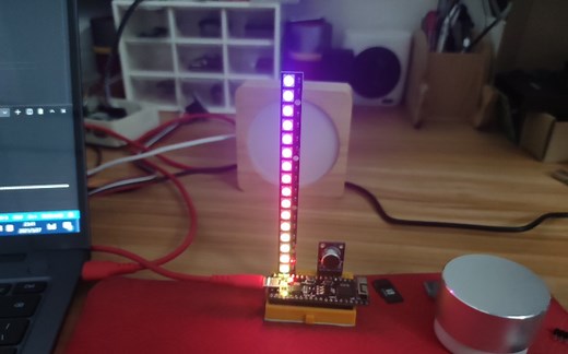 ESP32 & MAX9814 免接线diy拾音灯