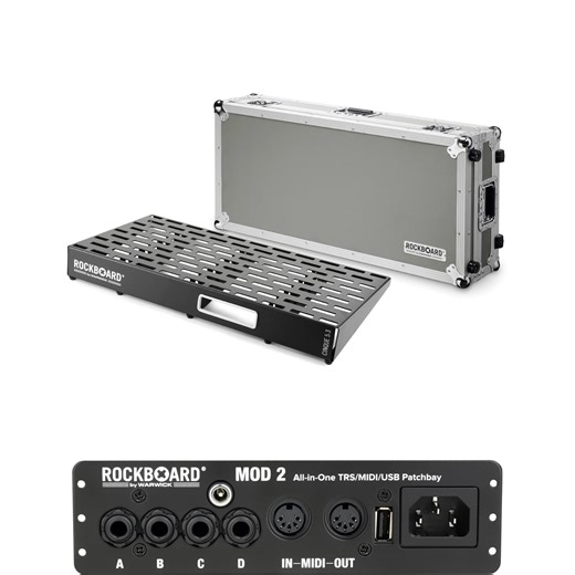 RockBoard by Warwick Cinque 5.3 Pedalboard with Flight Case and Patchbay