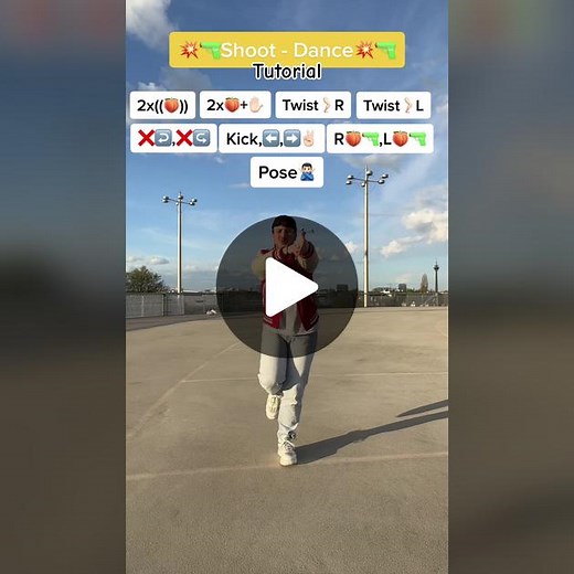 SHOOT - TUTORIAL 💥🔫 #foryou #dance #tutorial