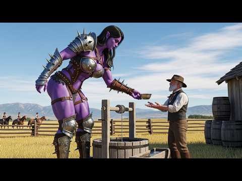 Il A Donné de l'Eau à Une Guerrière Alien — Le Lendemain Matin, 100 Guerriers Ont Encerclé Sa Ferme!