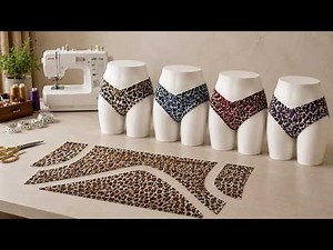 No Need to Buy Panties Anymore! 😳 Easy DIY Underwear in Minutes