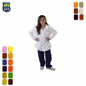 [Hot Item] Kid Lab Coats Children White Lab Gown