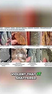 An Asteroid & Gold! A Hidden Crater Revealed #geology #asteroid #meteorite #impactcrater #gold