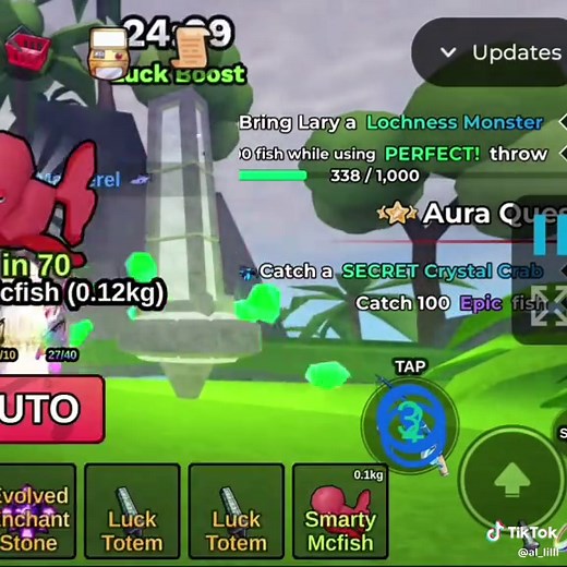 Settingan Auto Clicker untuk Game Fish It