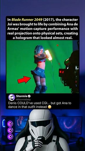 In Blade Runner 2049 (2017) Joi was made with motion capture and projection for a hologram look