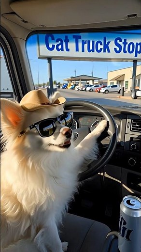 Messing with Ai EP18. Chihuahua Finley pulls into Cat Truck Stop 😻