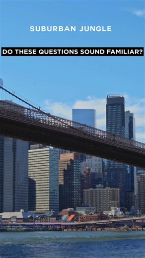 Suburban Jungle on Instagram: "If these questions sound familiar… you’re not alone. City families come to us with many of these same concerns, and we help them sort through it all. From timing, space, and schools to community and commute — these are just some of the big questions that come up when you’re thinking about the suburbs. We’re here to help you navigate your next step. Schedule your free Strategy Call to get started!"