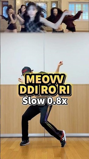 MEOVV DDI RO RI Dance Tutorial Slow【0.8x Mirror】