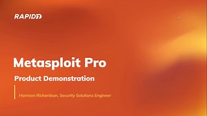 Gold Standard Demo: Metasploit Pro