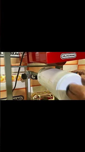 Como imprimir na garrafa térmica máquina de transfer giro Silksmaq