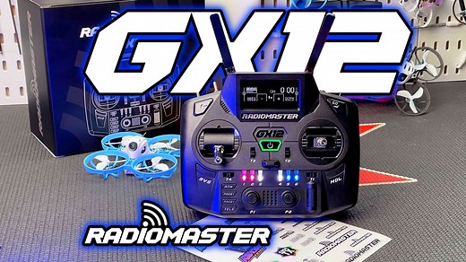 RadioMaster GX12 双频 双路 双1瓦开源遥控器详细使用感受分享 《超人聊模型》382