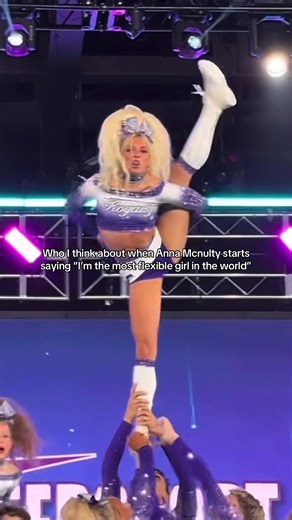 Like pipe down… Brooke’s the goattt! NO SHADE @BROOKE💜 #viral #fyp #cheer #flexible #relateable