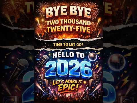 New Year Rap Song 2026 | Bye Bye Two Thousand Twenty-Five | Hello Two Thousand Twenty-Six