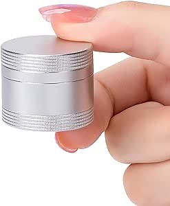 Small Pill Box for Purse Pocket - Metal Pill Case Daily Portable Waterproof Pill Container Medicine Organizer for Pills/Vitamin/Fish Oil/Supplements, Pill Box