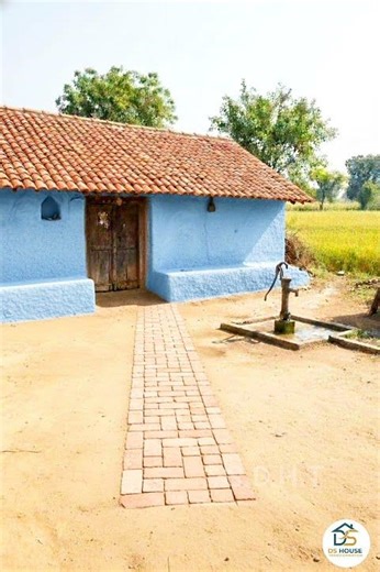 Indian Village House Transformation: Old Backyard to Beautiful Home! 🏠✨ #VillageLife