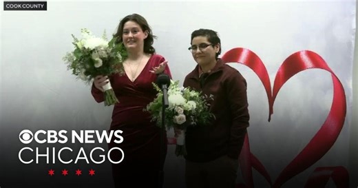 First couple married by Cook County Clerk in 2026