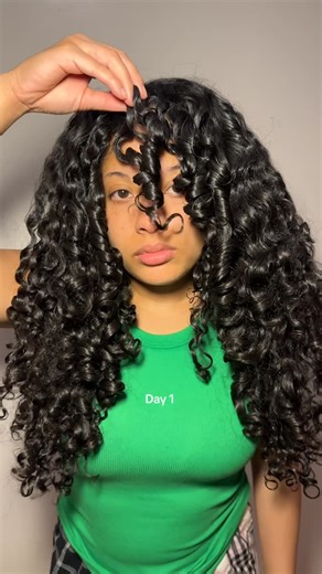 Alexa on Instagram: "Mousse + hairspray has to be one of my go to curly hair routines 💕 Products used: @ilovethedoux chief rocka mousse + @curlsmith_official hairspray #curlyhair #curlyhairroutine #curlyhairproducts"