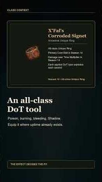 X'Fal's Corroded Signet: Make Every DoT Explode #Diablo4 #Shorts