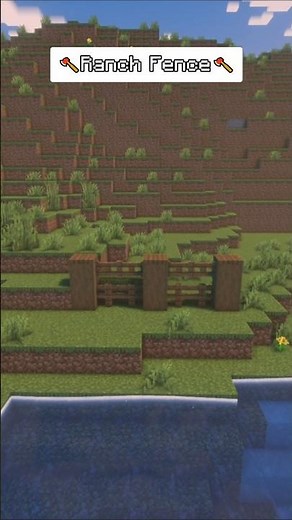 Simple Aesthetic Ranch Fence Design 🤠🌾