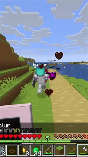 my team got jumped by a player and almost lost #minecraft #smp