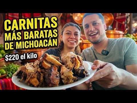 The BEST AND CHEAPEST CARNITAS in MICHOACÁN are in Naranja de Tapia! Only $220 per Kilo!