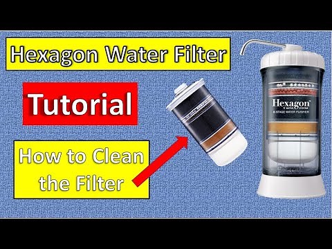 Tutorial on How to clean Hexagon 8 Stage Water Purifier Filter Cosway