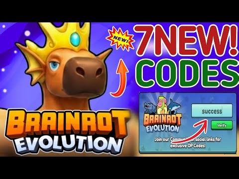 ⚠️ UPDATES ⚠️ Brainrot Evolution Codes in July 2026 - Roblox Brainrot Evolution Codes 2026