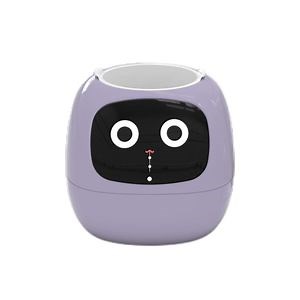 [Hot Item] Smart Flowerpot Planter Robot Smart Sensors Adorable with Emojis Planter Ai Planter