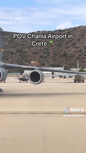 A10 and F-35 Aircraft at Chania Airport in Crete