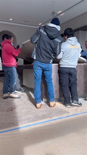 Installing kitchens #construction #canada #toronto #woodworking #carpentry #shortviral