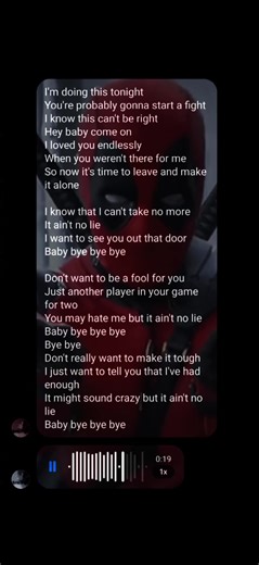 Moony Cover of Bye Bye Bye by NSYNC