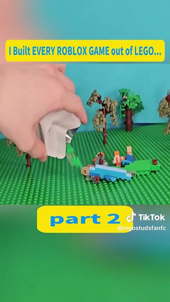 I Built EVERY ROBLOX GAME out of LEGO... #lego #unboxing #roblox #Foryou #fyp