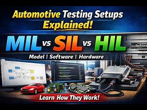 Automotive Testing Setups Explained: A Guide to MIL, SIL, and HIL