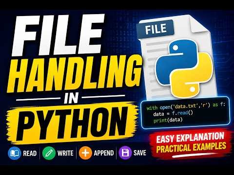 Python File Handling: Open, Read, Write, and Save