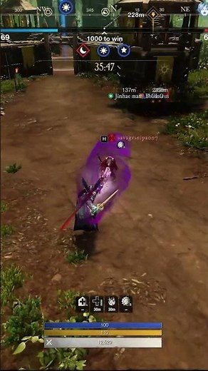 Greatsword Crosscut Solo Kill | OPR | New World #shorts