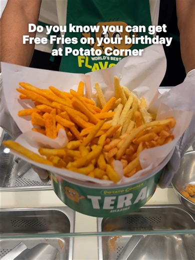 Celebrate Your Birthday with Free Large Fries!