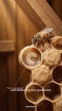 How Bees Make Wax and Build Honeycomb
