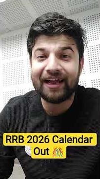 RRB 2026 Calendar Out 🎊 #conceptrnanursingclasses #nursingexam #rrbnursingofficer #nursingstudent