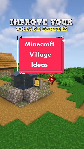 Minecraft Village Builds #minecraft #minecraftideas #minecraftbuilds | village center minecraft