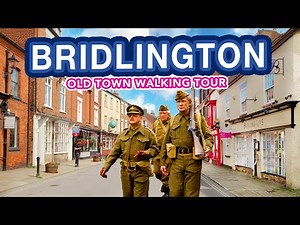 BRIDLINGTON OLD TOWN | Tour of the CHARMING Old Town in Bridlington [Filmed in 4k]