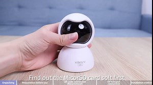 XIAOVV Home Security Cameras,2k 360 Degree 2.4ghz WiFi Security Camera,Privacy Mode,Night Vision Indoor Pet Camera with Alarm Push Phone app,SD&Cloud Storage