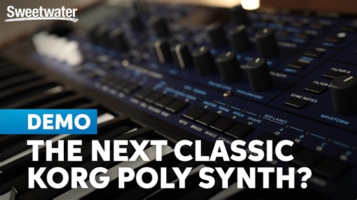 The Korg Multi/Poly Analog Modeling Synthesizer: The Iconic Mono/Poly Synth... | Sweetwater