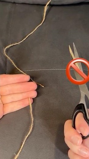 how to cut a rope without scissors